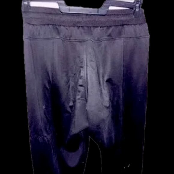 Black super soft fleece lined heavy weight warm small ladies joggers black euc - Picture 3 of 7
